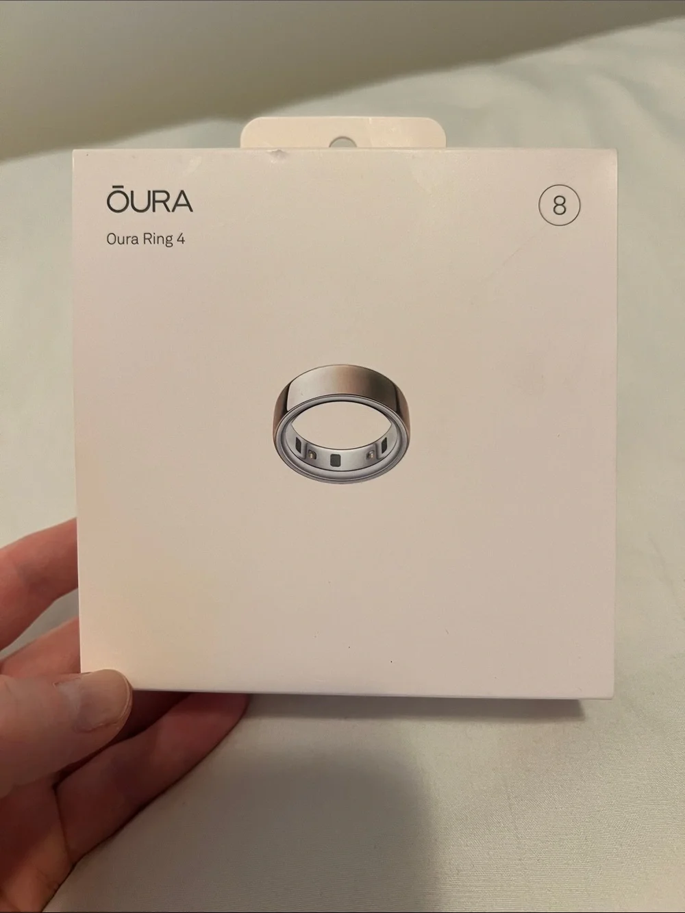 Oura Ring – Rose Gold Finish with Silver Interior
